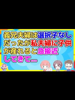 [x]義兄夫婦がうちの子を自分の子として他人に話していた【2ch面白いスレ 2chまとめ その神経がわからん