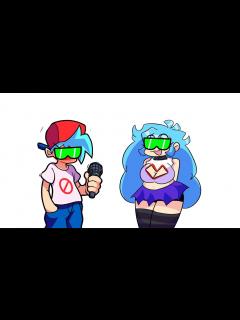 [x]FNF Rule 34 - Green glasses meme - Sky and BF - Meme Friday Night ...