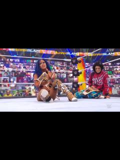 [x]Bayley & Sasha Banks interrupt Asuka: Raw, June 8, 2020 | WWE