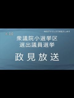 [x]NHK東京 2024 衆議院小選挙区選出議員補欠選挙 東京都第15区 政見放送 （2024年04月25日（木） 0600, 東京G1 ...